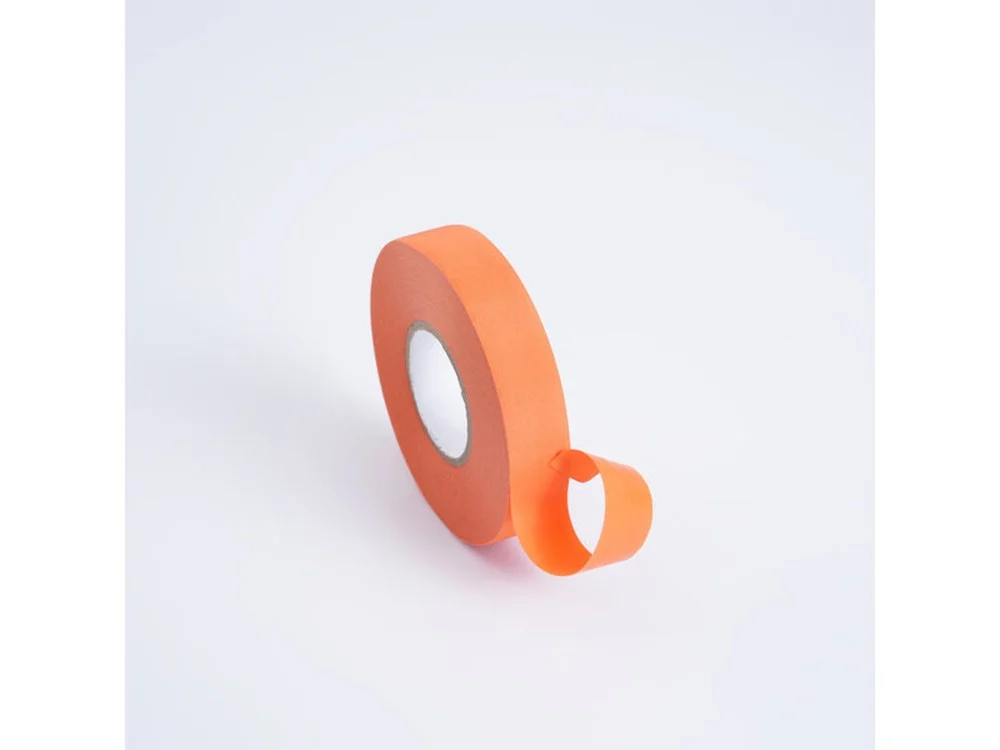 Orange tape sample