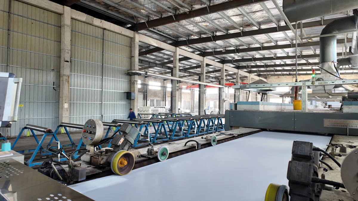 Actual weaving workshop